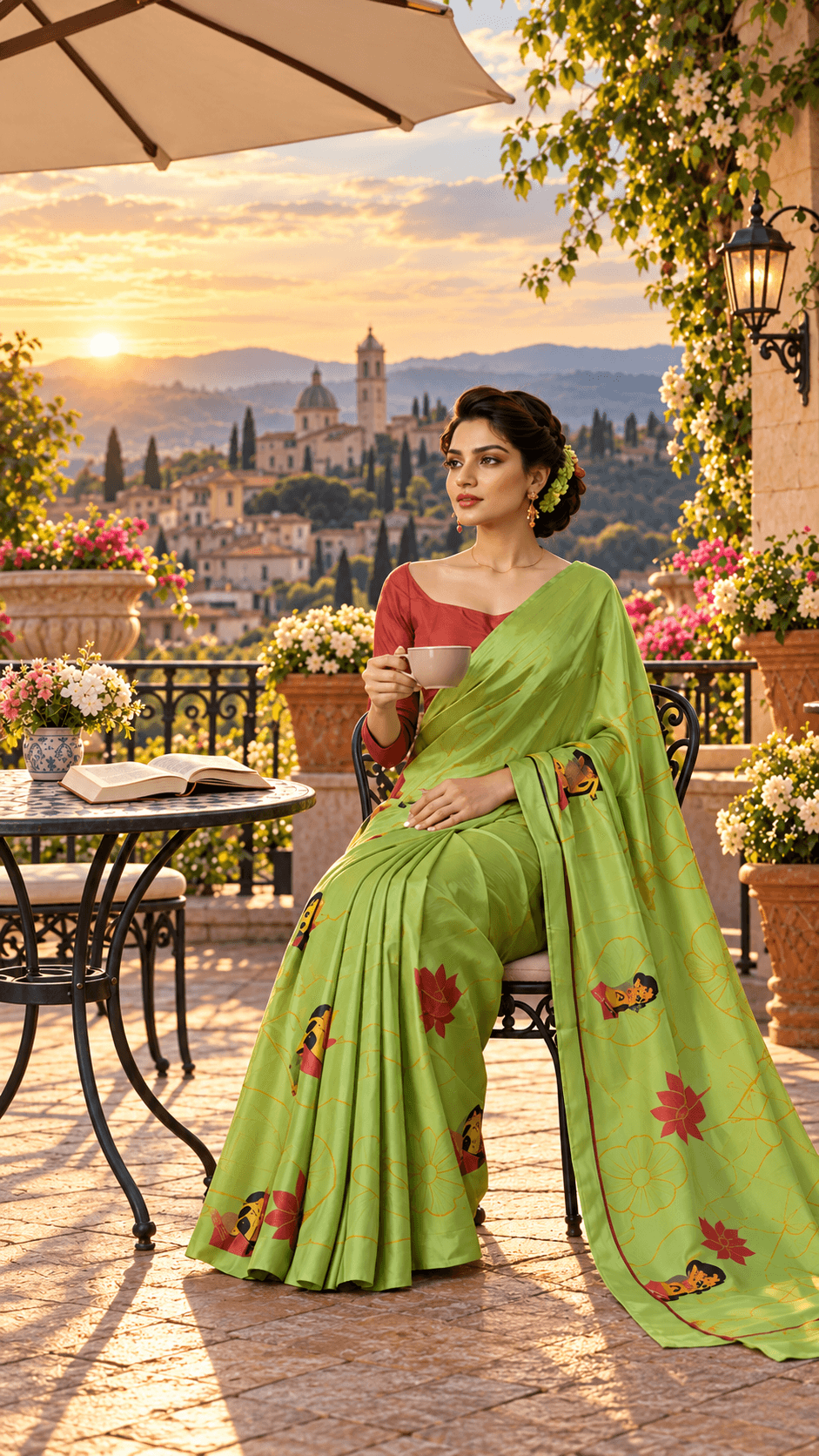 The Lotus Reverie | Pure Viscose Saree