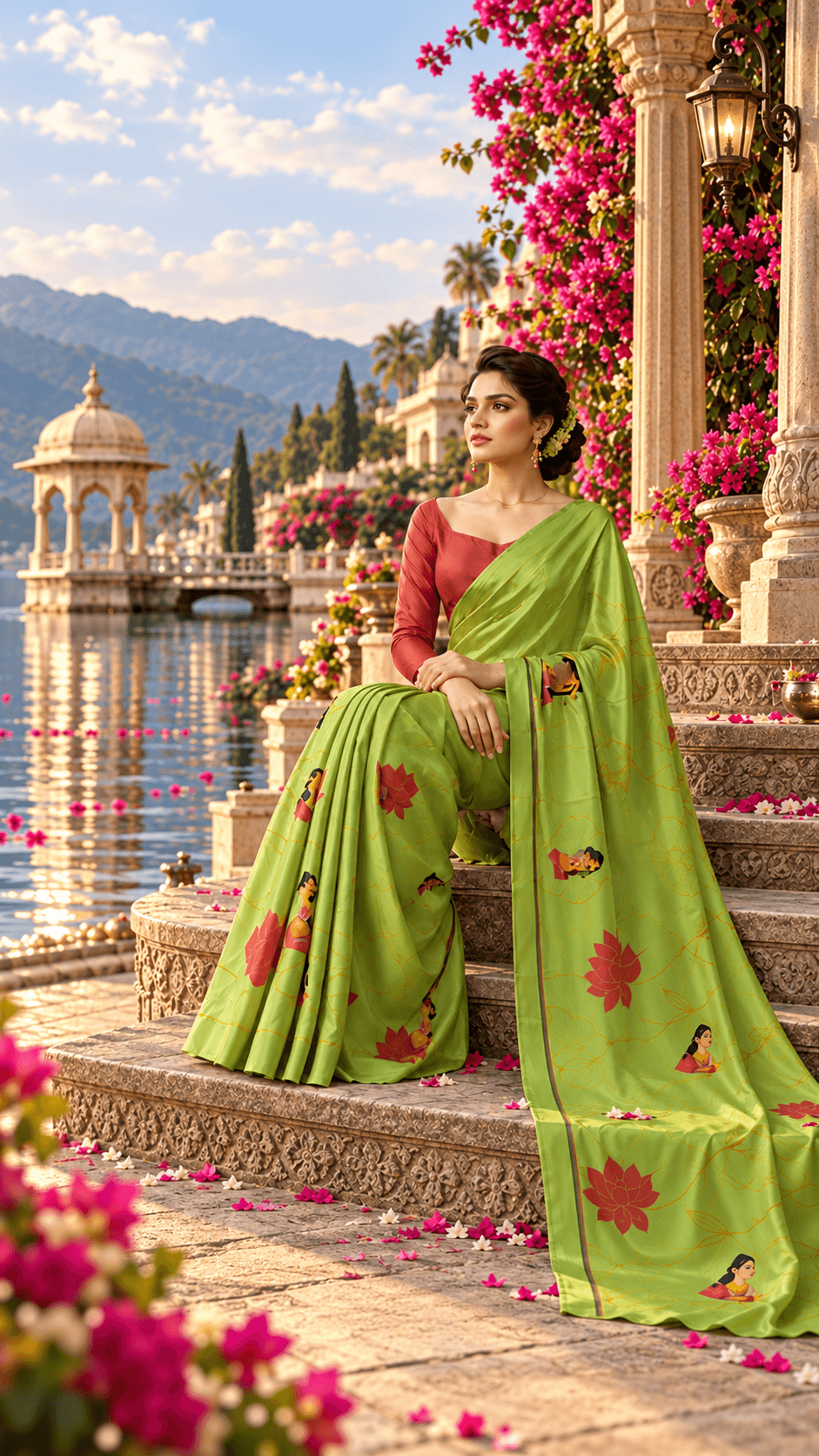 The Lotus Reverie | Pure Viscose Saree
