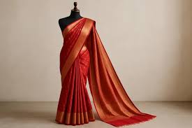 Premium Gold Zari Chiffon Saree